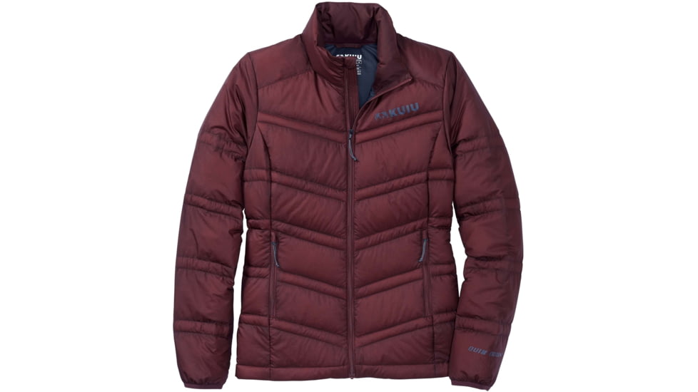 Kuiu Super Down ULTRA Hunting Jacket - Womens, BlackBerry, XL, 54001-BB-XL