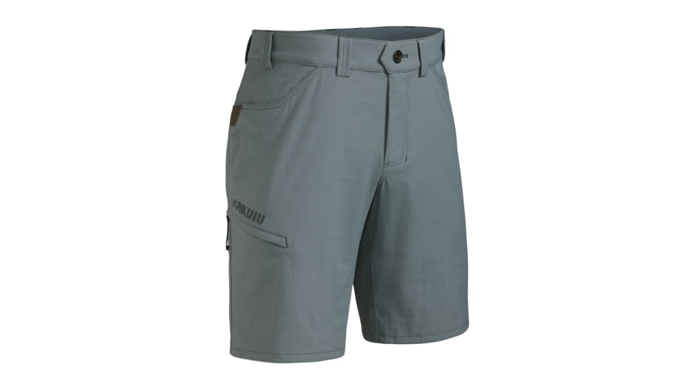 KUIU Switchback 10 Short in Slate Size 44 0F4A65C0, Slate, 44, Adult, Male, 8204850004126