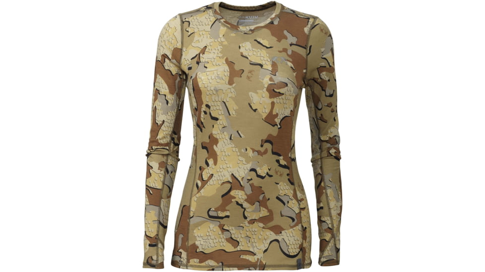 Kuiu ULTRA 145 Long Sleeves Crew Hunting Shirt - Womens, Valo, XL, 98067-VL-XL