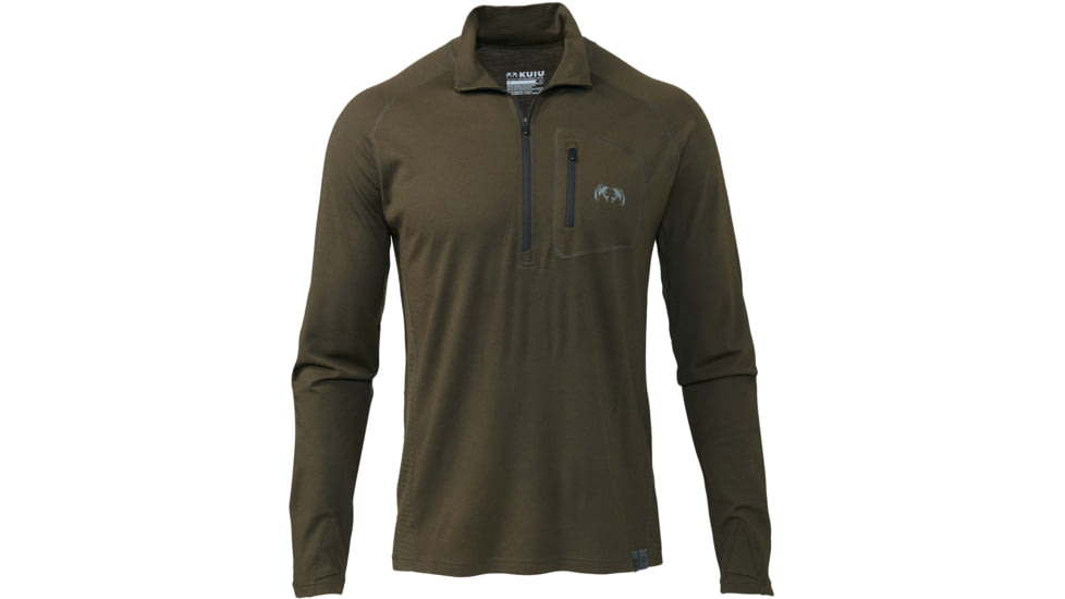 Kuiu ULTRA 145 Zip-T Hunting Shirt - Mens, Loden, 3XL, 20011-LD-3XL