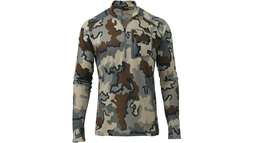 Kuiu ULTRA 145 Zip-T Hunting Shirt - Mens, Vias, 3XL, 20011-VC-3XL