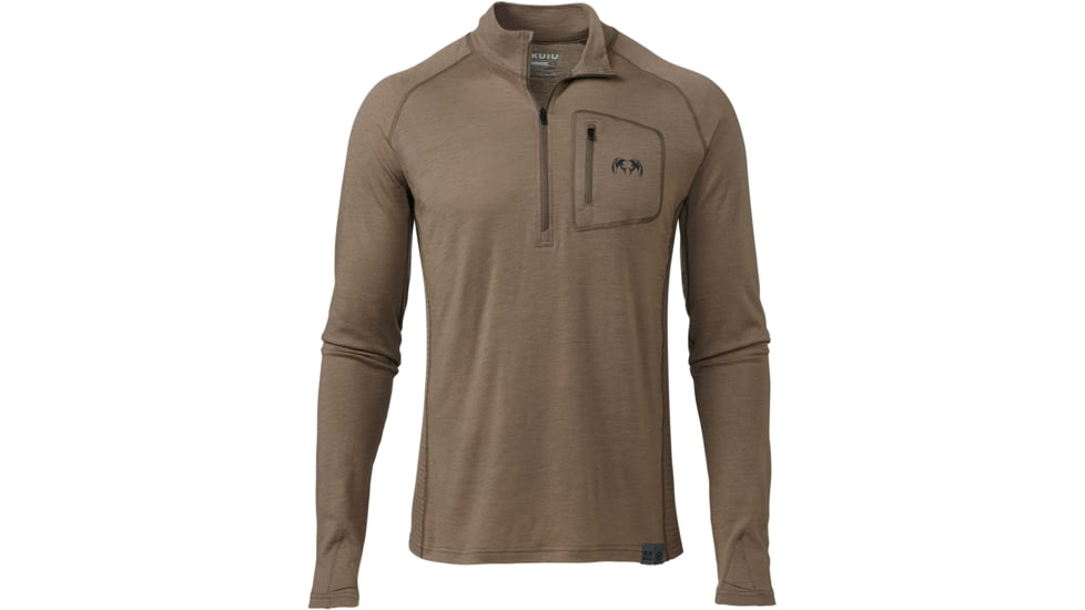 Kuiu Ultra Merino 145 Hunting Shirt - Mens, Ash, L, 20011-AS-L