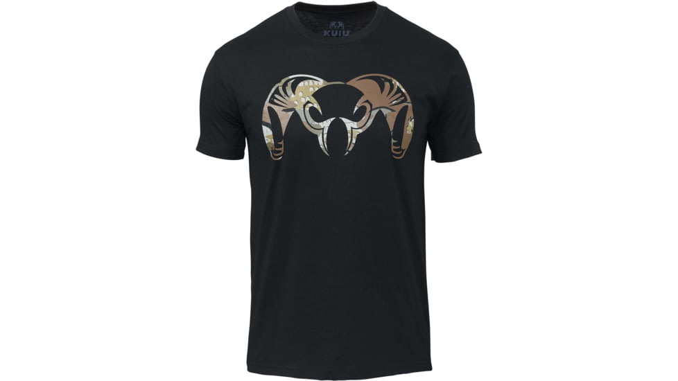 Kuiu Valo Big Ram T-Shirt - Mens, Black, 3XL, 98063-BL-3XL