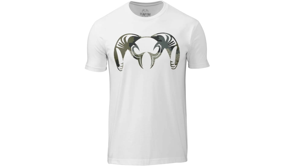 Kuiu Verde Big Ram T-Shirt - Mens, White, 3XL, 90071-WH-3XL