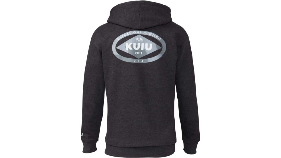 Kuiu Vias Storm Diamond Outline Hoodies - Mens, Charcoal, 3XL, 14191-CH-3XL
