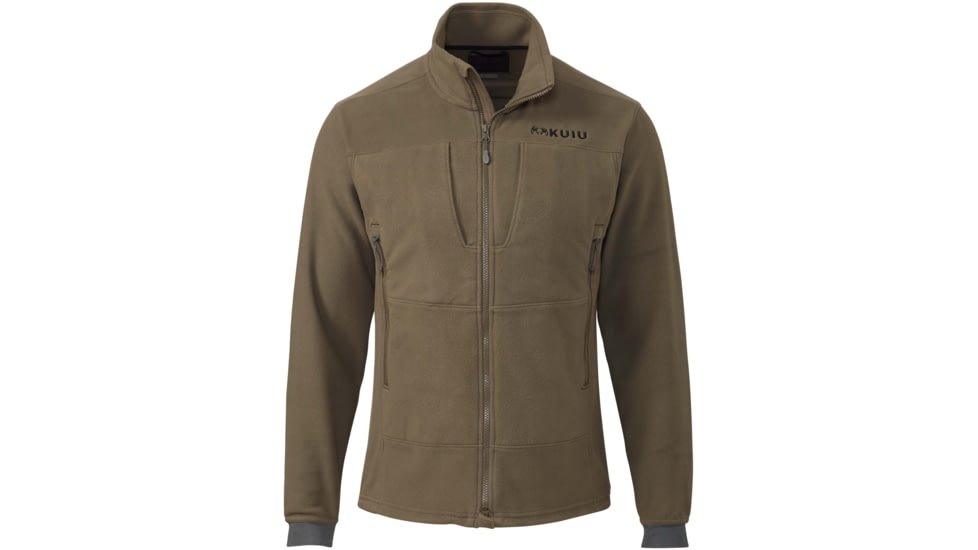 Kuiu Wind Pro Fleece Full Zip Hunting Jacket - Mens, Ash, 3XL, 93008-AS-3XL