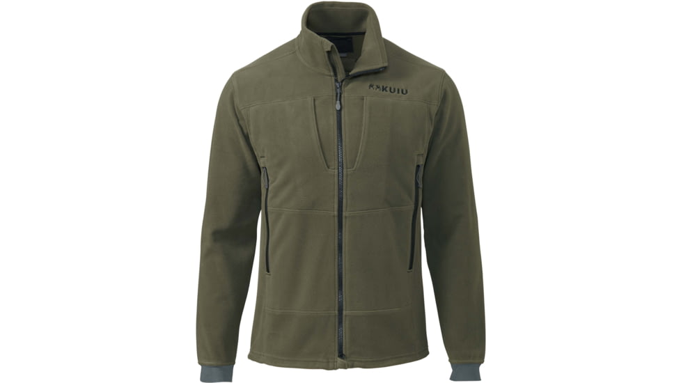 Kuiu Wind Pro Fleece Full Zip Hunting Jacket - Mens, Olive, 3XL, 93008-OL-3XL