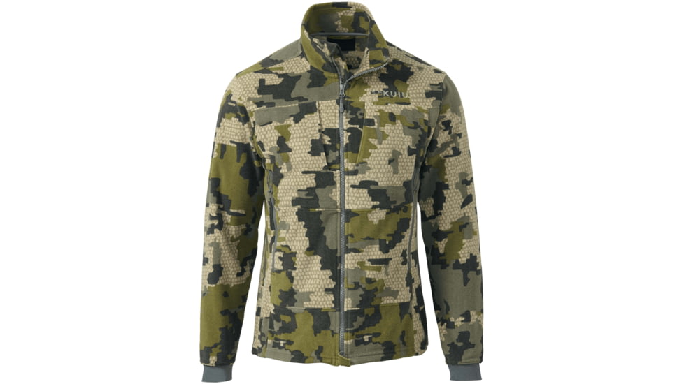 Kuiu Wind Pro Fleece Full Zip Hunting Jacket - Mens, Verde, 3XL, 93008-V2-3XL