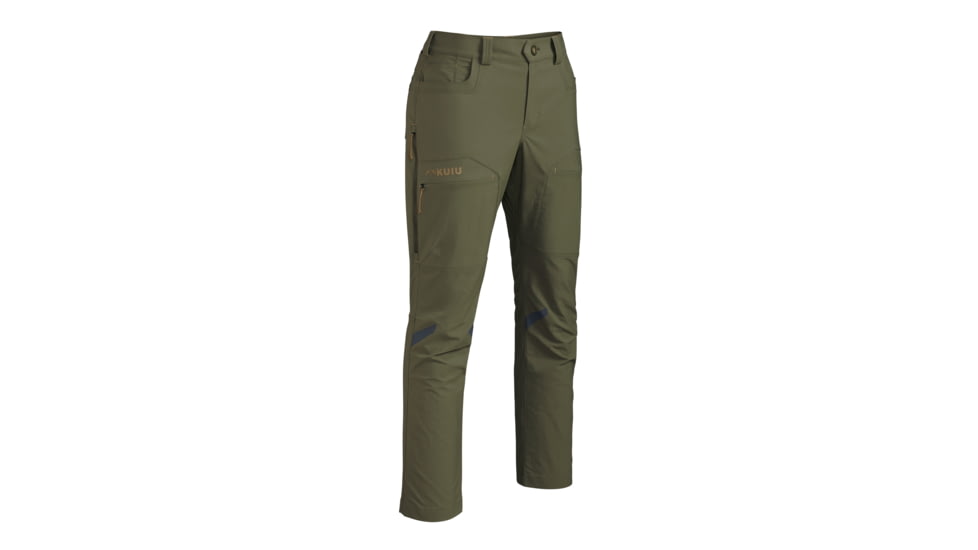 KUIU Womens Kutana Stretch Woven Hunting Pant in Evergreen Size 14 2F17516E, Evergreen, 14, Nylon, Adult, Female, 8176224501918