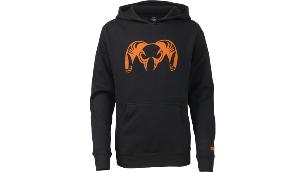 Kuiu Youth Big Ram Hoodies, Black, XL, 14186-BL-XL