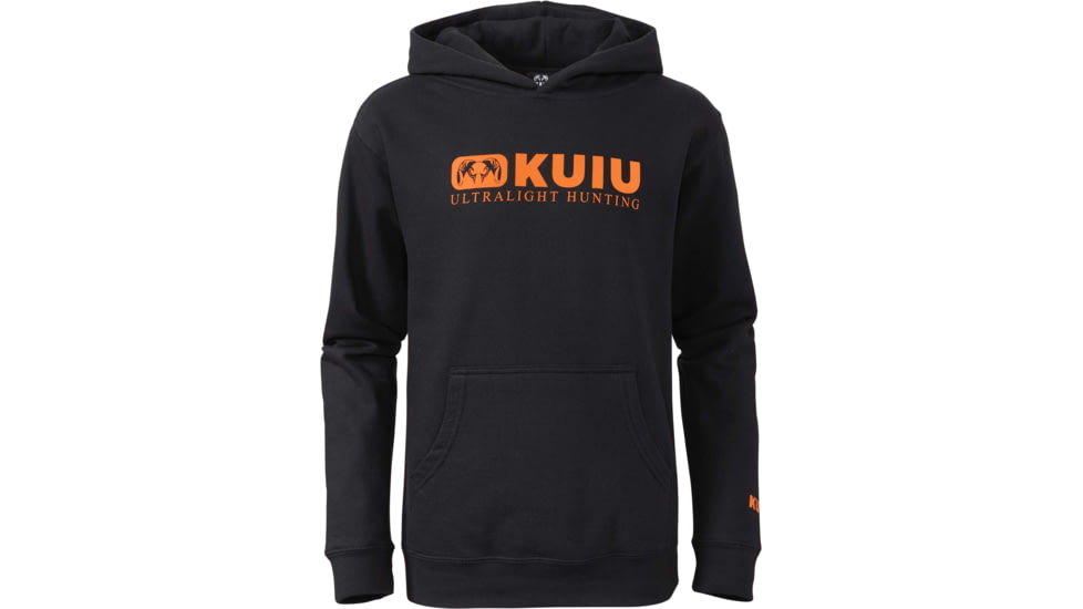 Kuiu Youth Block Ram Hoodies, Black, XL, 14185-BL-XL