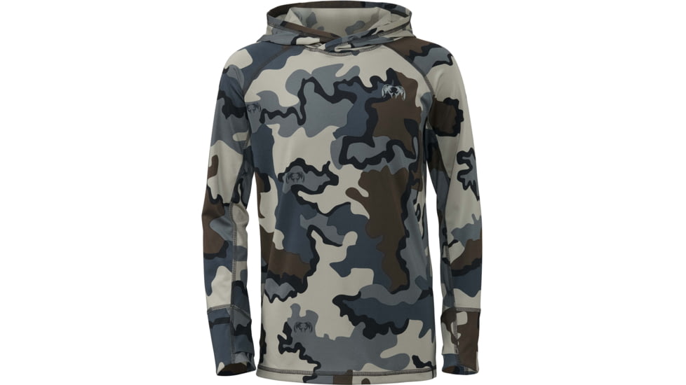 Kuiu Youth Gila Long Sleeves Hunting Hoodies, Vias, Small, 98210-VC-YS