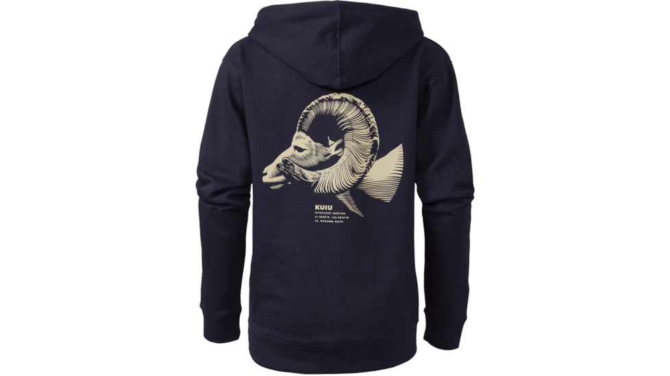 Kuiu Youth Nahanni Butte Ram Hoodies, Navy, XL, 14187-NV-XL