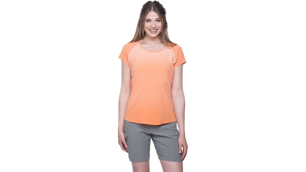 Kuhl Harmony Short Sleeve Shirt - Women's-Clementine-Large