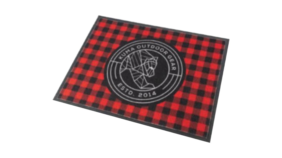 Kuma Outdoor Gear Kuma Door Mat, 31.5 x 24in, Red/Black, 843-KM-DM-RB