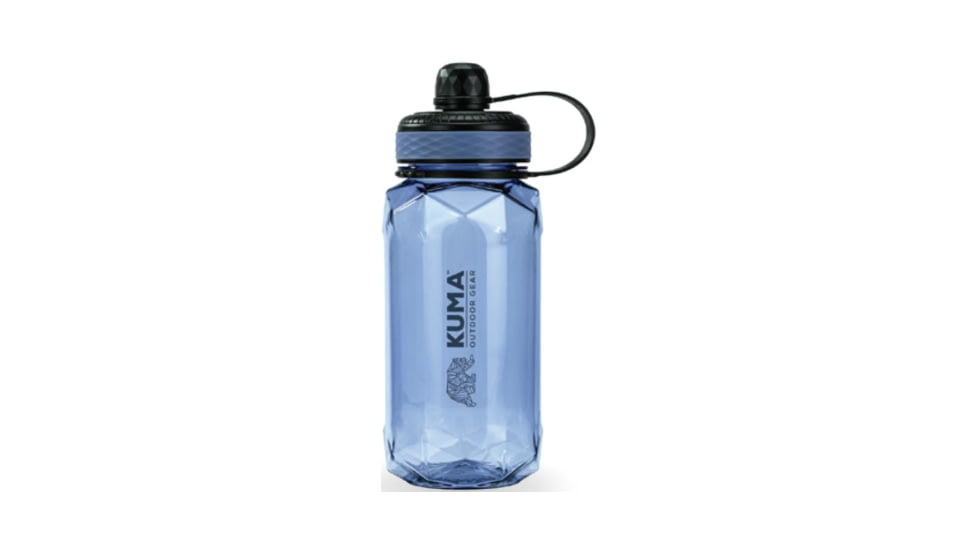 Kuma Outdoor Gear Poly Mountain Water Bottle, Cobalt Blue, NEW AVAILABLE F25, 34 oz, 240-KM-PMW-CB