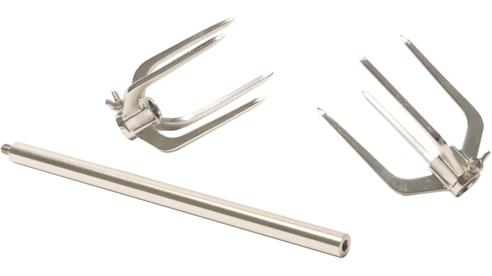 L.B.Spinner Extension Rod + 2 Pro Forks, Silver, LB049