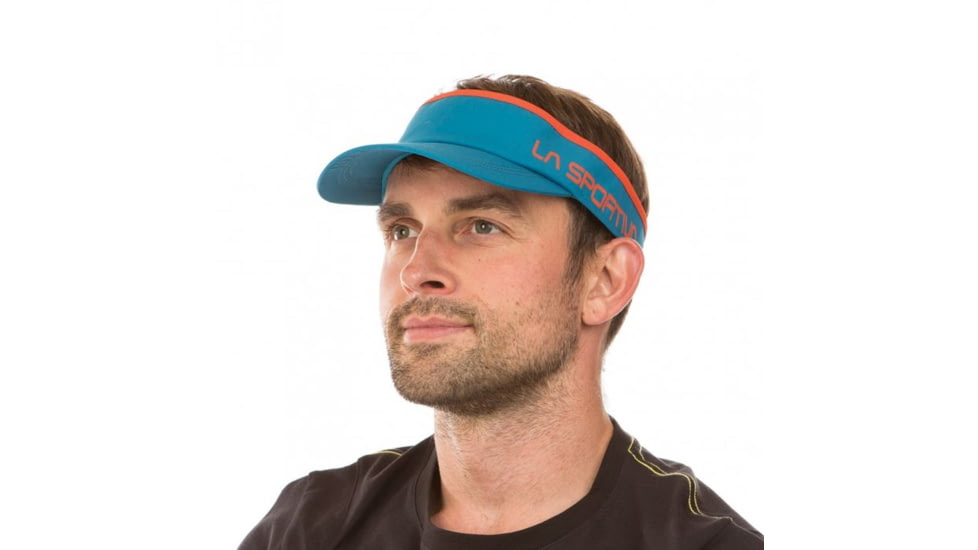 La Sportiva Advisor Visor, Lake/Tangerine, Large, X11-607202-L