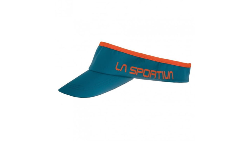 La Sportiva Advisor Visor, Lake/Tangerine, Large, X11-607202-L