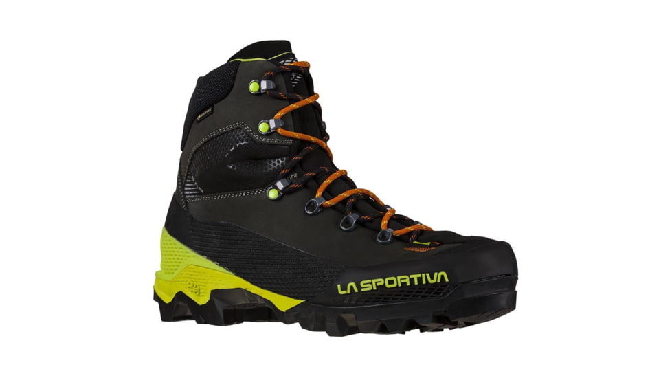 La Sportiva Aequilibrium LT GTX Mountaineering Boots - Mens, Carbon/Lime Punch, 44, 21Y-900729-44