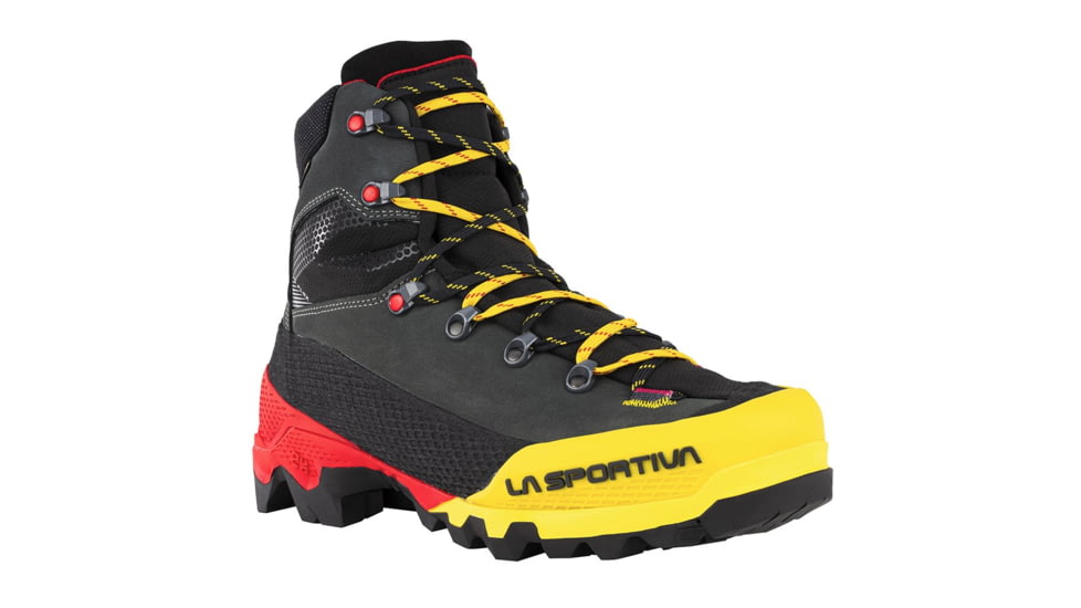 La Sportiva Aequilibrium LT GTX Mountaineering Shoes - Mens, Black/Yellow, 41, Medium, 21Y-999100-41