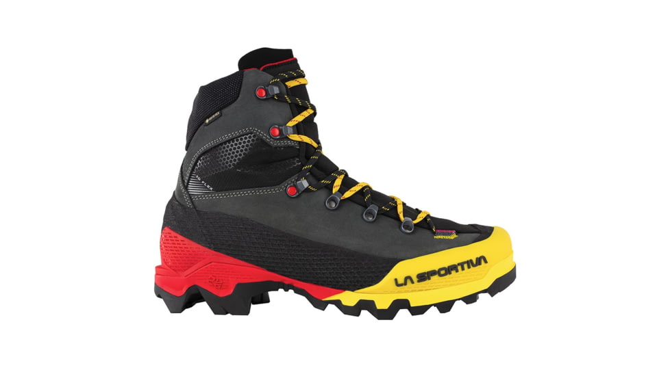 La Sportiva Aequilibrium LT GTX Mountaineering Shoes - Men's, Black/Yellow, 44.5, Medium, 21Y-999100-44.5