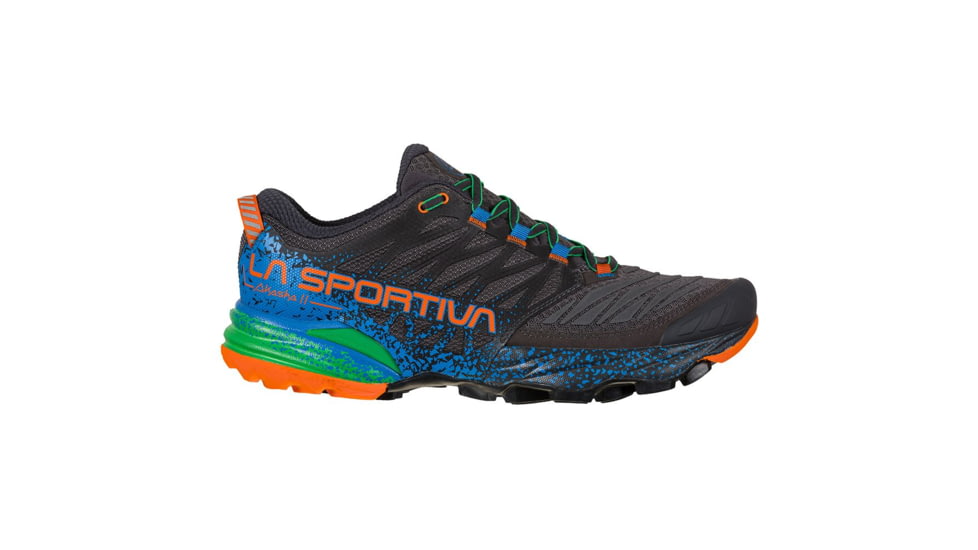 La Sportiva Akasha II Road Running Shoes - Men's, Carbon/Flame, 40, 56A-900304-40