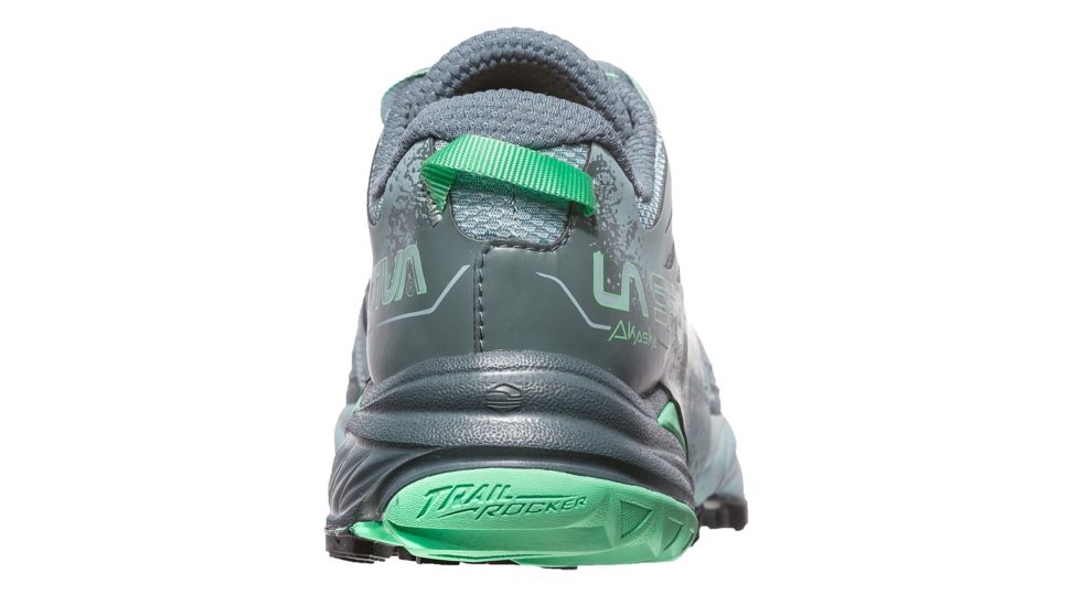 La Sportiva Akasha Trail Running Shoe - Womens, Stone Blue/Jade Green, 42, 26Z-904704-42