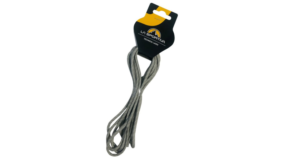 La Sportiva Approach Shoe Laces, White/Mid Grey, 173, 39P-WM-173