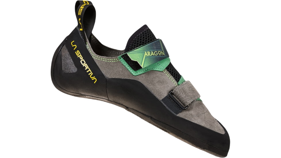 La Sportiva Aragon Climbing Shoes - Men's, Clay/Jasmine Green, 41, ZFCS022-G09E17-41