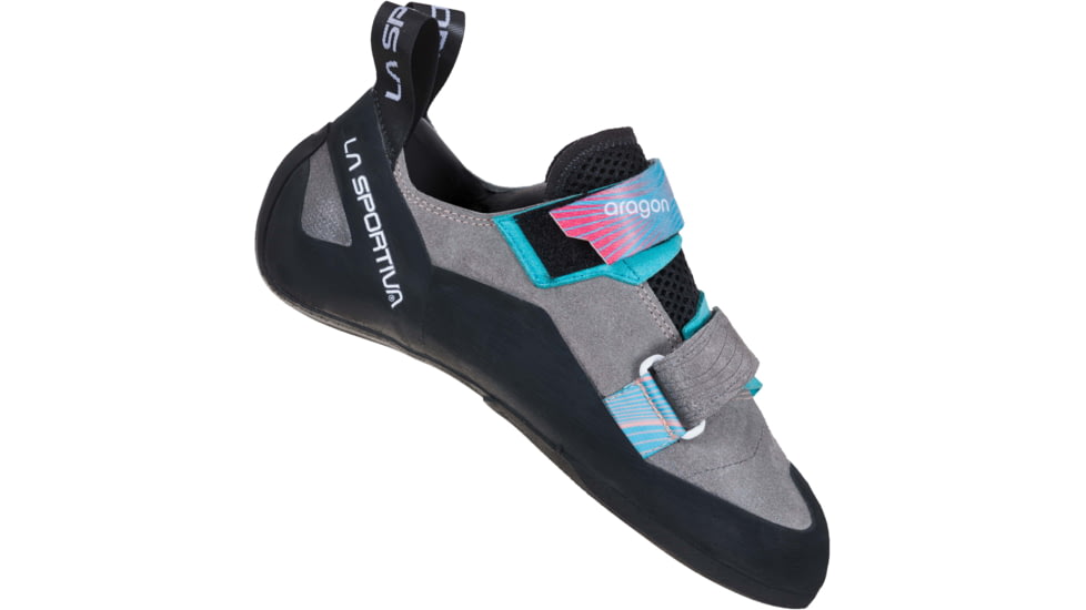 La Sportiva Aragon Climbing Shoes - Women's, Clay/Hibiscus, 38.5, Medium, 30C-909402-38.5