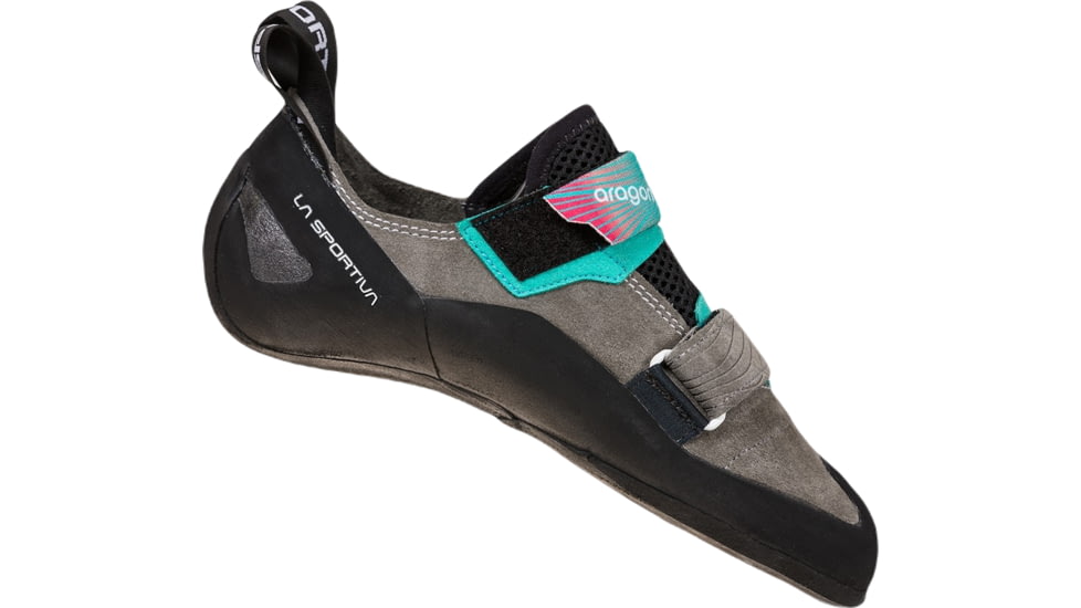 La Sportiva Aragon Climbing Shoes - Women's, Clay/Hibiscus, 40, ZFCS023-G09P02-40