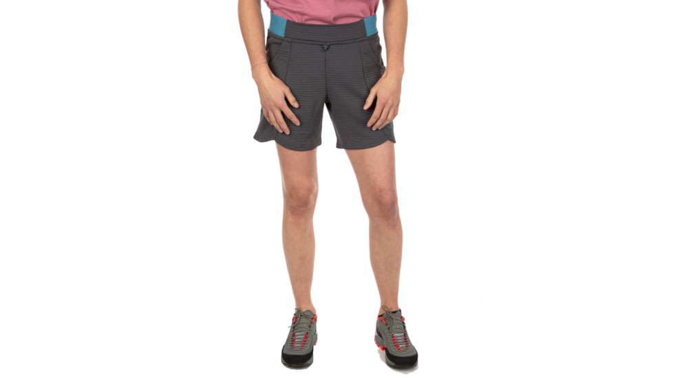 La Sportiva Balance Short - Womens, Carbon/Topaz, Large, O66-900624-L