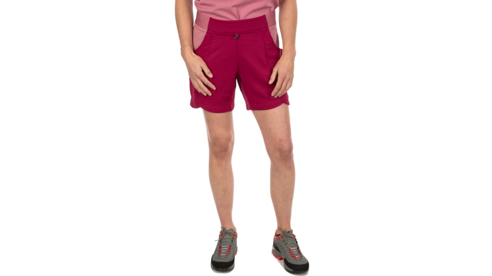 La Sportiva Balance Short - Womens, Red Plum/Blush, Small, O66-502405-S
