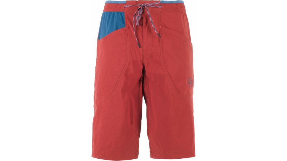 La Sportiva Belay Short - Men's-Brick/Lake-Small