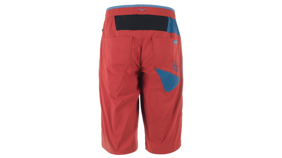 La Sportiva Belay Short - Men's, Brick/Lake, Extra Large H56-305607-XL