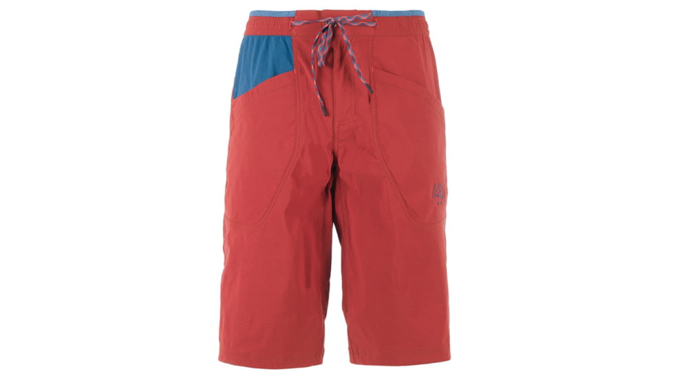La Sportiva Belay Short - Men's, Brick/Lake, Extra Large H56-305607-XL