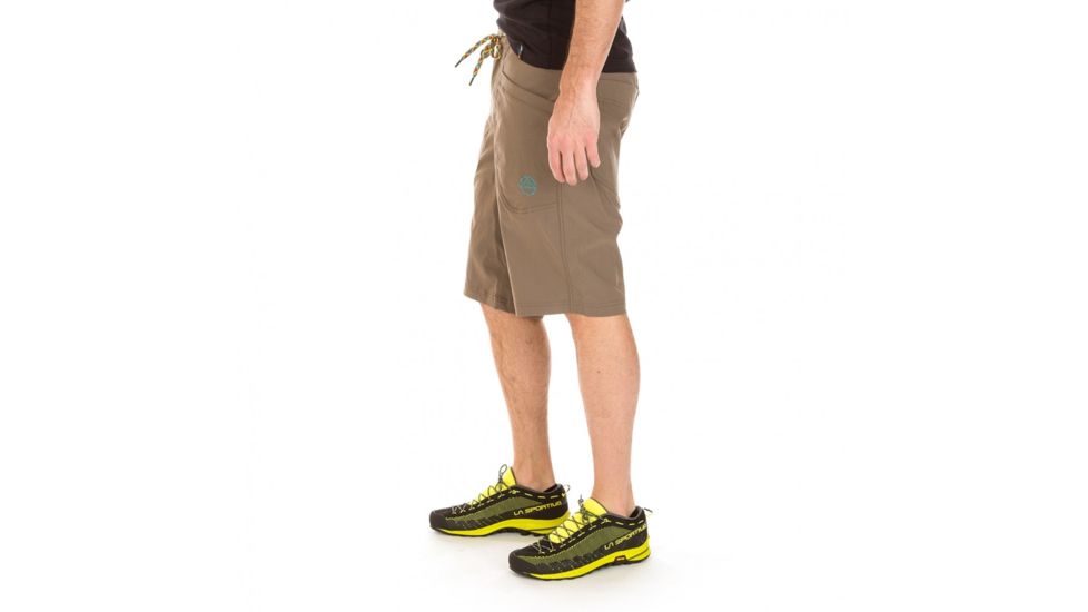 La Sportiva Belay Short - Men's, Falcon Brown/Tropic Blue, Small H56-804614-S