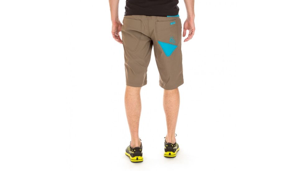 La Sportiva Belay Short - Men's, Falcon Brown/Tropic Blue, Small H56-804614-S