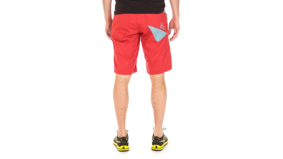 La Sportiva Bleauser Short - Men's, Cardinal Red/Stone Blue, Small H54-307904-S