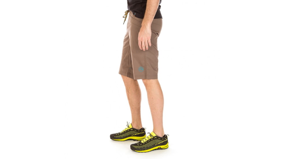 La Sportiva Bleauser Short - Men's, Falcon Brown/Tropic Blue, Medium H54-804614-M