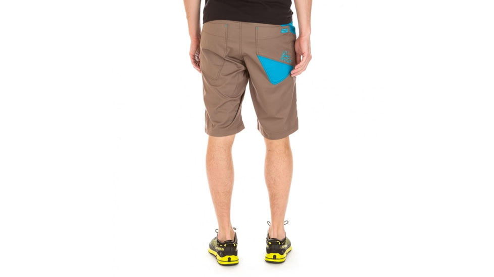La Sportiva Bleauser Short - Men's, Falcon Brown/Tropic Blue, Medium H54-804614-M