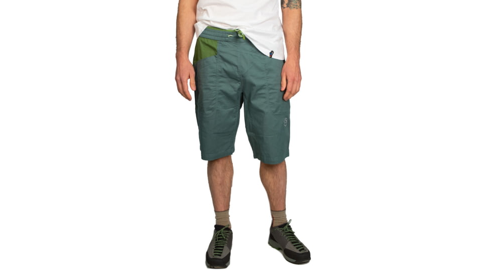 La Sportiva Bleauser Short - Mens, Pine/Kale, Large, N62-714718-L