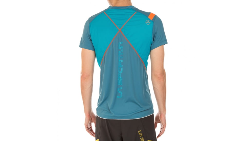La Sportiva Blitz T-Shirt - Men's, Lake/Tropic Blue, Medium J72-607614-M