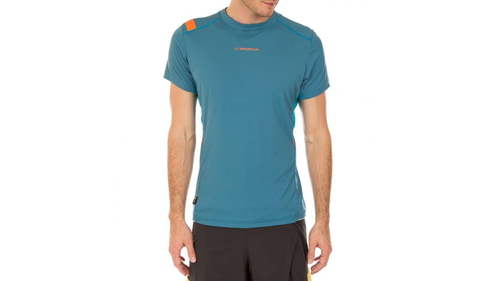 La Sportiva Blitz T-Shirt - Men's, Lake/Tropic Blue, Medium J72-607614-M