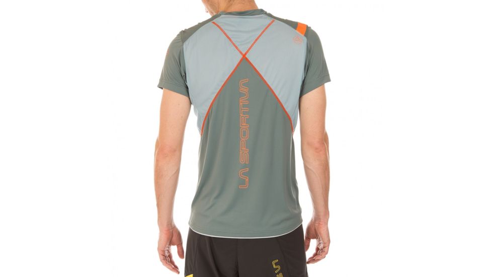 La Sportiva Blitz T-Shirt - Men's, Slate/Stone Blue, Medium J72-903904-M