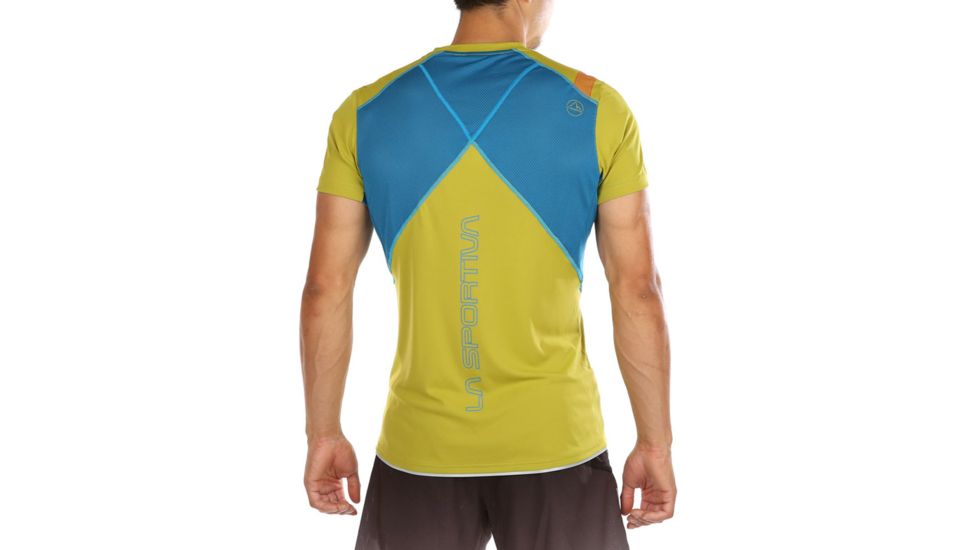 La Sportiva Blitz T-Shirt - Mens, Kiwi Neptune, Large, J72-713619-L