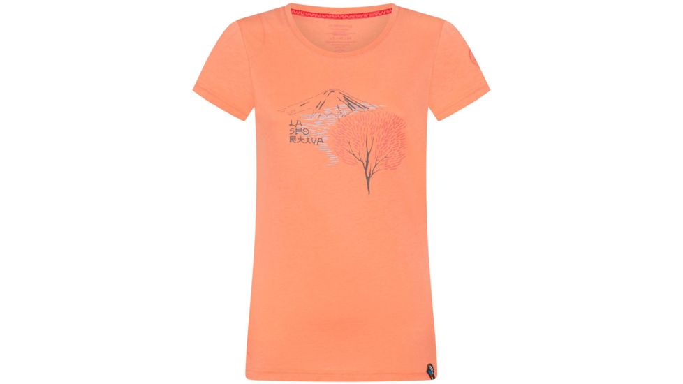 La Sportiva Bloom T-Shirt - Women's, Flamingo, Small, O22-403403-S