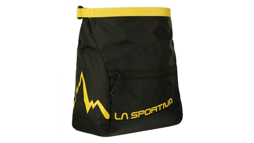 La Sportiva Boulder Chalk Bag, Black, One Size, 39B-BK-1 SIZE