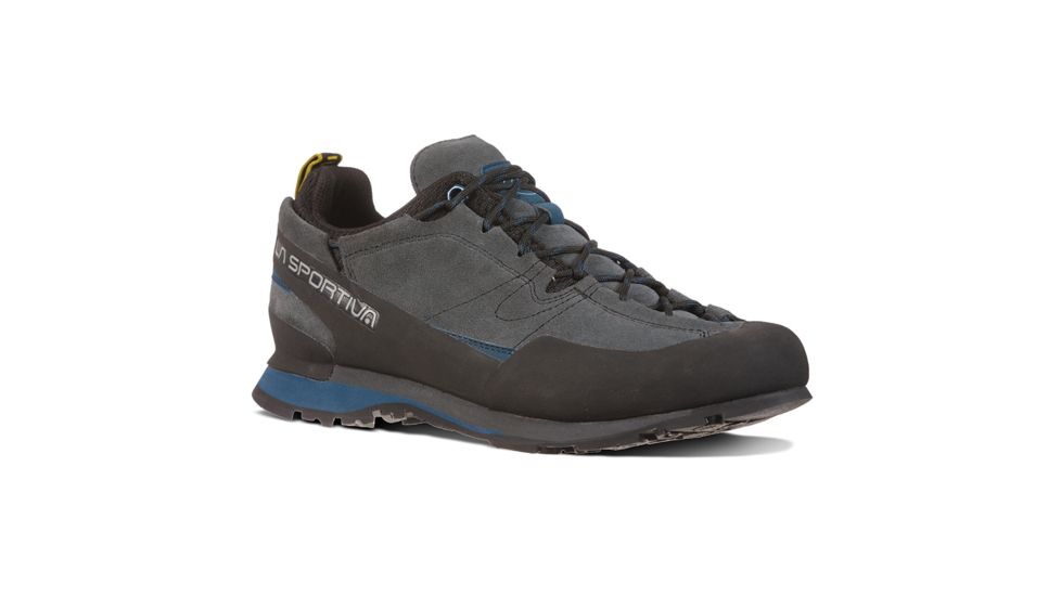 La Sportiva Boulder X Approach Shoe - Mens, Carbon/Opal, 48, 838-900618-48